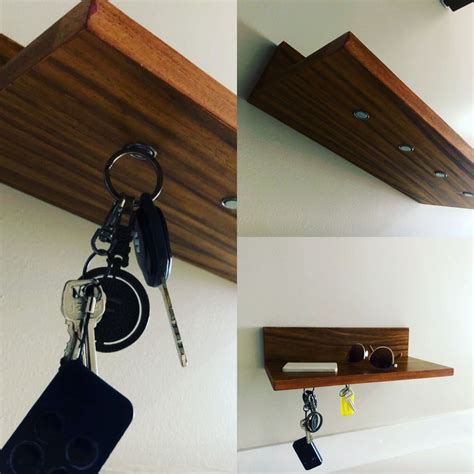 Porta Llaves Organizador De Llaves Repisas De Madera Muebles Para