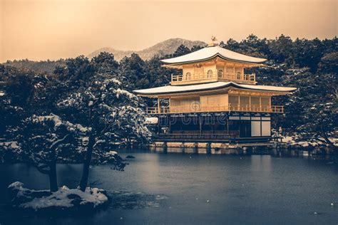 238 Japan Winter Golden Temple Kyoto Stock Photos - Free & Royalty-Free ...