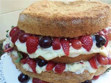 Na Cozinha Da Sol Tarcitano Bolo Naked Cake Bolo Desconstruído