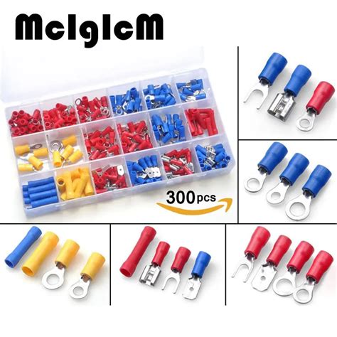 Aliexpress Buy 300pcs Insulated Wire Crimp Terminal Kit