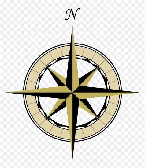 Compass North Direction Symbol - Map Compass PNG - FlyClipart