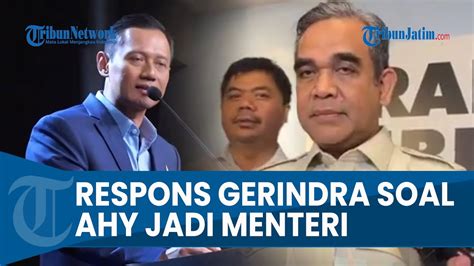 SEKJEN GERINDRA KAGET Jokowi Bakal Lantik AHY Jadi Menteri ATR Kami