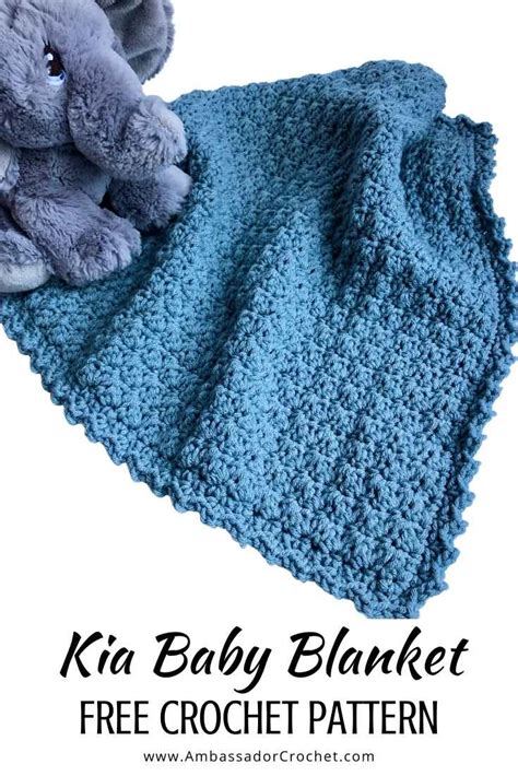 Kia Baby Blanket Free Crochet Pattern Ambassador Crochet