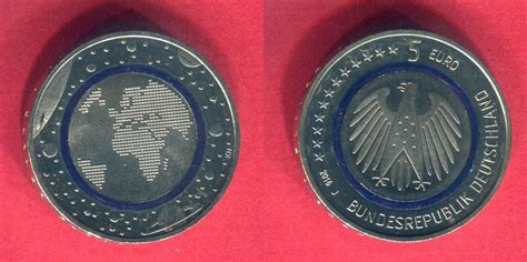 Bundesrepublik Deutschland 5 Euro Münze 2016 J Blauer Planet Erde