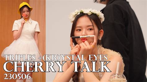 Triples Krystal Eyes Cherry Talk Fansign Grp Youtube