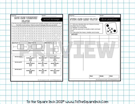 Free fun box and whisker worksheet, Download Free fun box and whisker