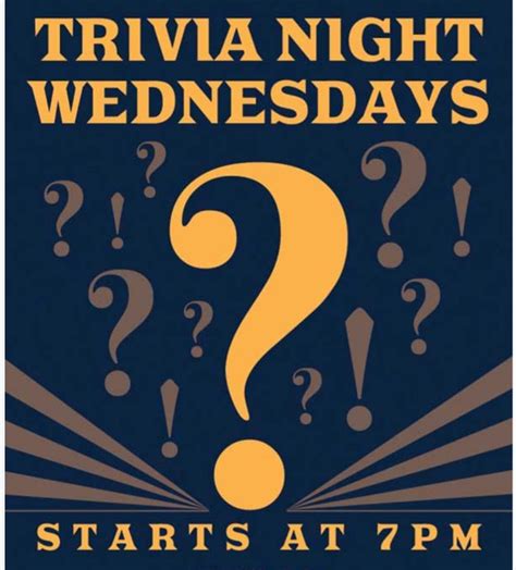 Wacky Wednesday Trivia Macks Tavern Moraine 26 April 2023