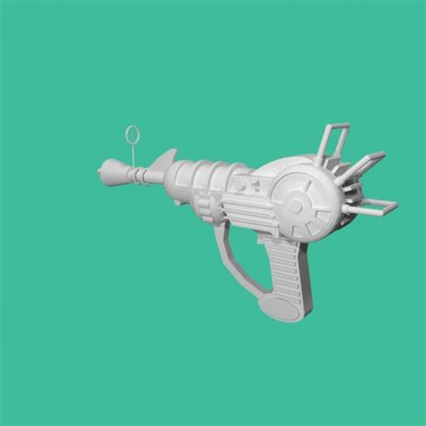 3d Printable Copy Of Ray Gun By Jentevandenbroeck