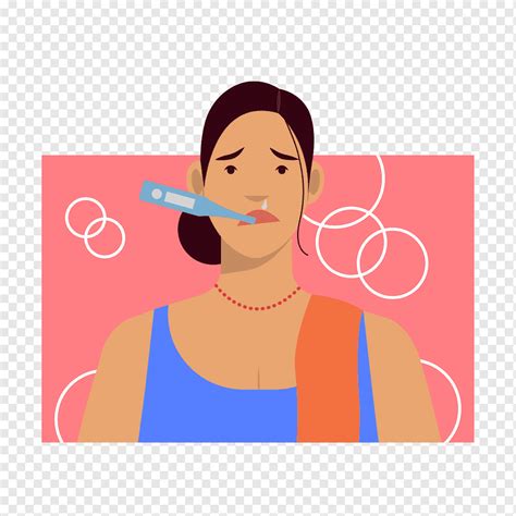 Sick Female Illustration Png PNGWing