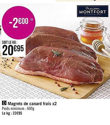 Promo Magrets De Canard Frais X2 chez Supermarchés iCatalogue fr