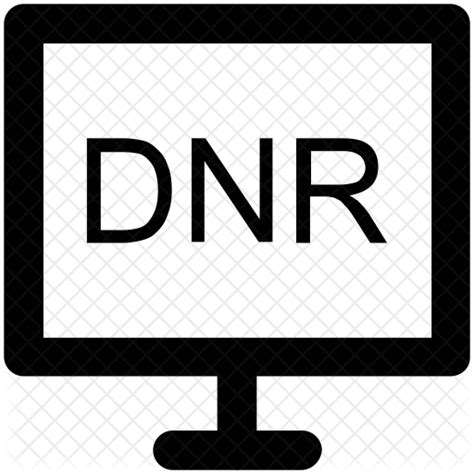 Dnr Icon - Download in Line Style