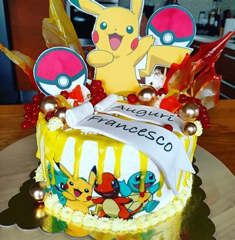 Pikachu Birthday Cake Ideas Images Pictures