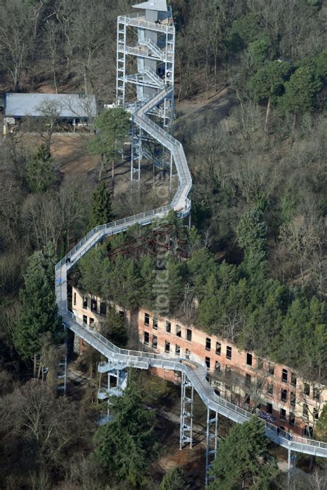 Luftaufnahme Beelitz Ruine Des Ehemaligen Klinik Und Krankenhaus