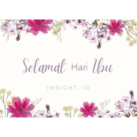 Jual Kartu Ucapan Selamat Hari Ibu T Card Kartu Ucapan Greetings