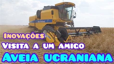 COLHEITA DE AVEIA UCRANIANA 23 TC 5070 NEW HOLLAND INOVAÇÕES NA