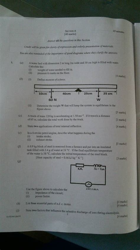 Wassce Waec 2018 Physics Questions And Answers EXAM RUNZ NIGERIA