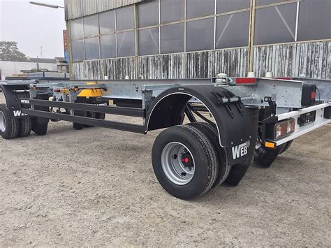 Lastwagenanhänger LKW Anhänger Lastwagen Wechselbrücke im Kanton