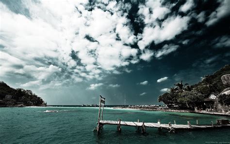 Fond D Cran X Px Des Nuages La Nature Jet E Mer Ciel