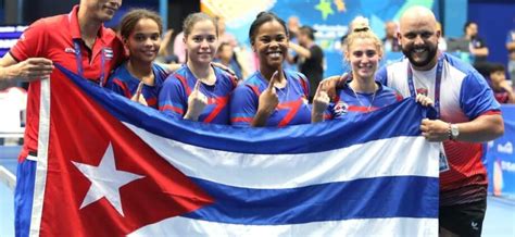 Tenis De Mesa Femenino Aporta Primer Oro De Cuba En San Salvador