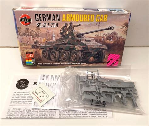 Airfix German Armoured Car Sdkfz New Plastic Model Kit