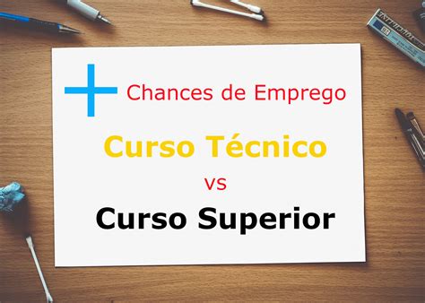 Curso técnico versus curso superior: qual oferece mais chances de ...
