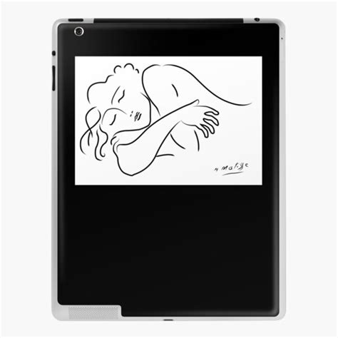 Henri Matisse Sleeping Nude Woman Matisse Drawing Ipad Case Skin