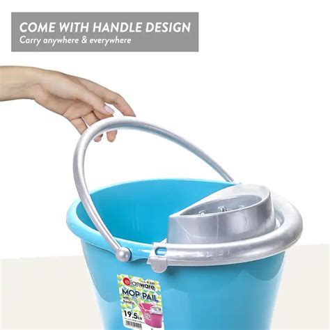 Elianware Elegant Gallon Plastic Sanitary Cleaning Mop Pail With