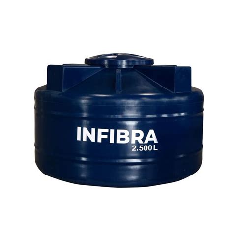 Tanque De Polietilenoi 2500l Azul Com Tampa Infibra Leroy Merlin