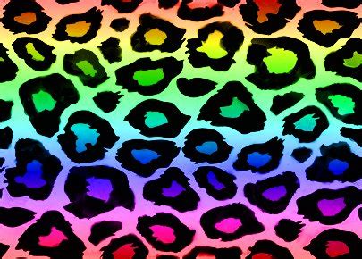 Rainbow Leopard Print Background Image, Wallpaper or Texture free for ...