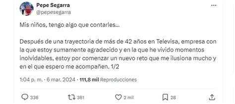 Por Esta Razón Pepe Segarra Dejó Televisa Para Firmar Con Fox Sports