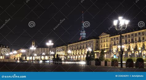 Piazza Vittorio Emanuele Ii In Turin Stock Image Image Of Italia