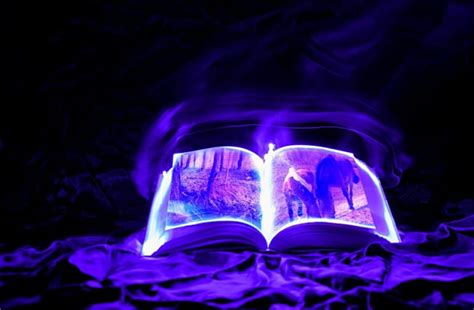 Magic Book Book Fantasy Magic Purple Hd Wallpaper Peakpx