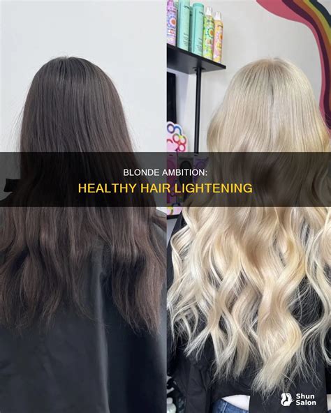 how to go from dark hair to blonde without damage