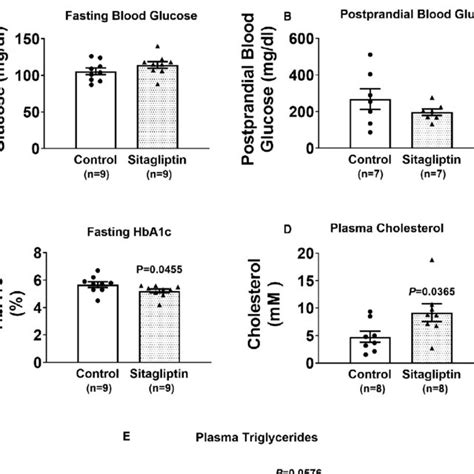 Effects Of Long Term Treatment With Sitagliptin 80 Mg Kg Per Day On Download Scientific