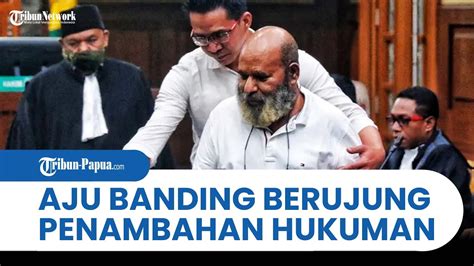 Banding Ditolak Hukuman Lukas Enembe Malah Ditambah Jadi Tahun