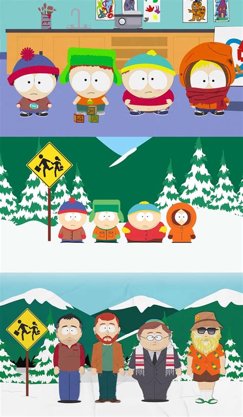 South Park Kids Aging Together : r/southpark