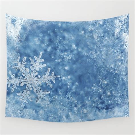 Winter Wonderland Snowflakes Wall Tapestry By Juliana Rw Society6