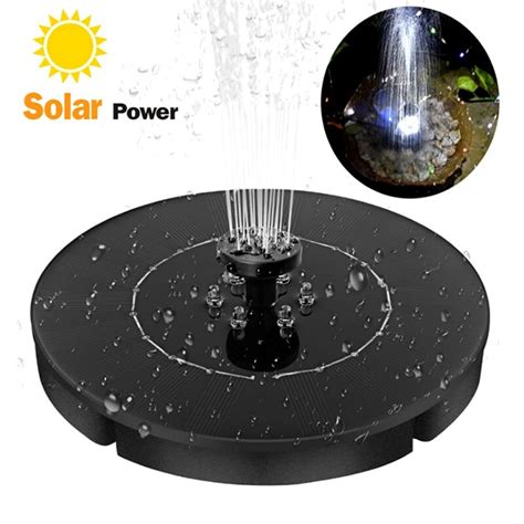 Outdoor Led Solar Fontein Pomp Voor Vogel Bad Wate Grandado