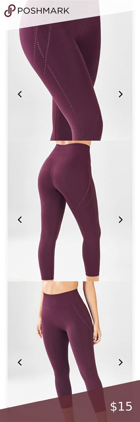 Fabletics Seamless Ribbed High Waist 78 Leggings Fabletics Seamless