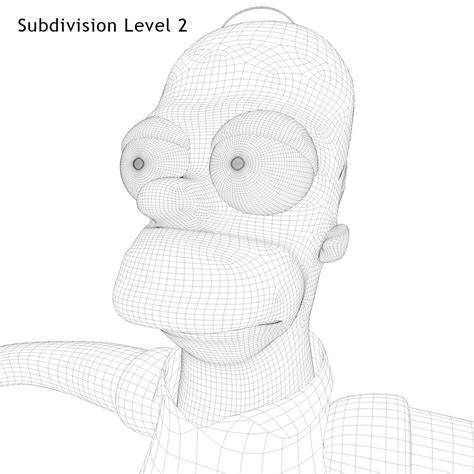 Homer Simpson 3D Model $59 - .obj .fbx .dae .3ds .c4d - Free3D