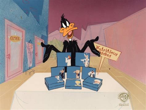 Darrell Van Citters - Looney Tunes Original Production Cel: Daffy Duck ...