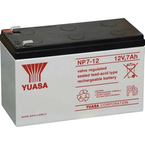 AGM Blei Batterie 12V 7Ah YUASA NP7 12 Elektrofahrzeuge USV Systeme