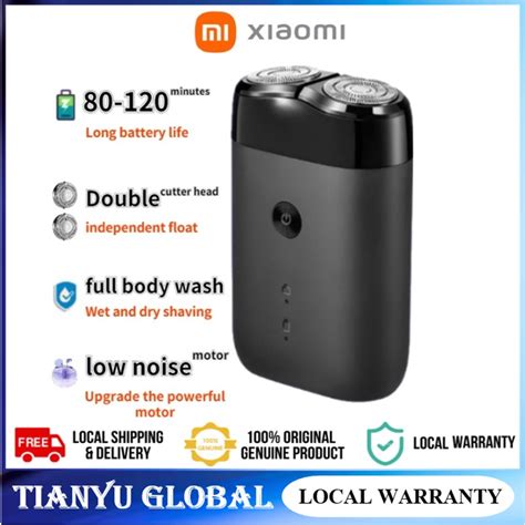 XIAOMI MIJIA S100 Electric Shaver Twin Blade Portable Dry Wet Razor