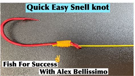 Snell Knot Step By Step Quick And Easy Knot That I Show You YouTube