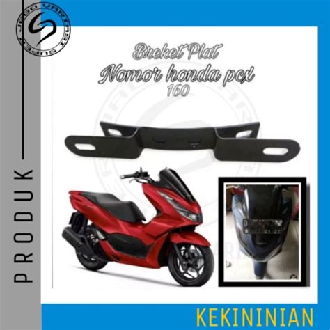 Jual Breket Dudukan Plat Nomor Pcx Pcx Di Visor Shopee Indonesia