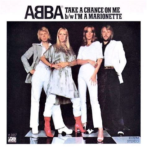 Take A Chance On Me Abba First In Line For Seventh Uk No