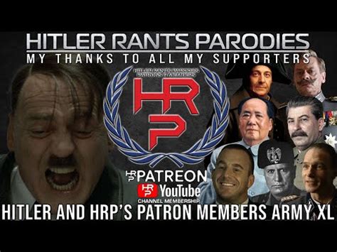 Hitler and HRP's Patron/Members Army XL | Hitler's "Downfall" Parodies ...