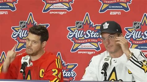 Michael Bublé Claims He's On Mushrooms During NHL Press Conference ...