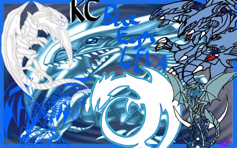 Blue Eyes White Dragon Wallpaper - WallpaperSafari