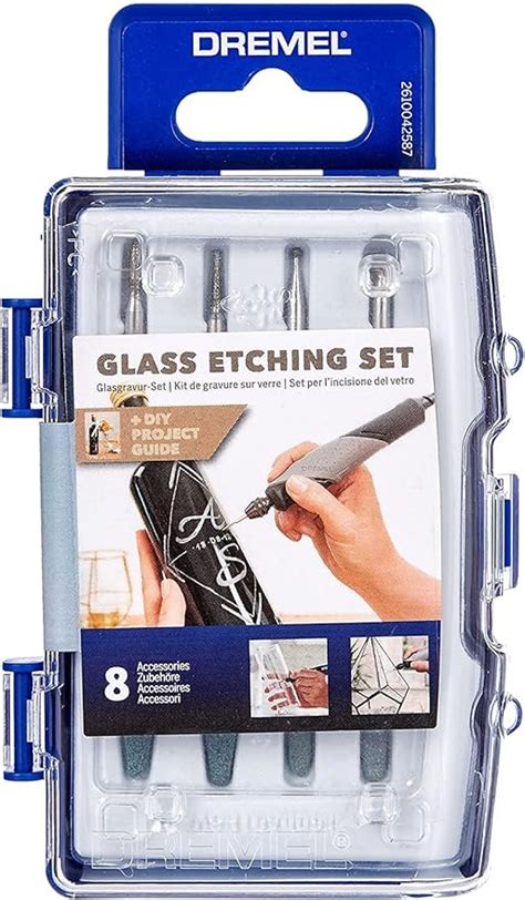 Dremel Glass Etching Set Accessory Kit With Rotary Tool